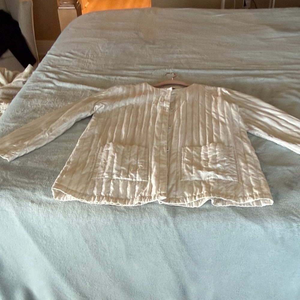 White Quilted Jacket